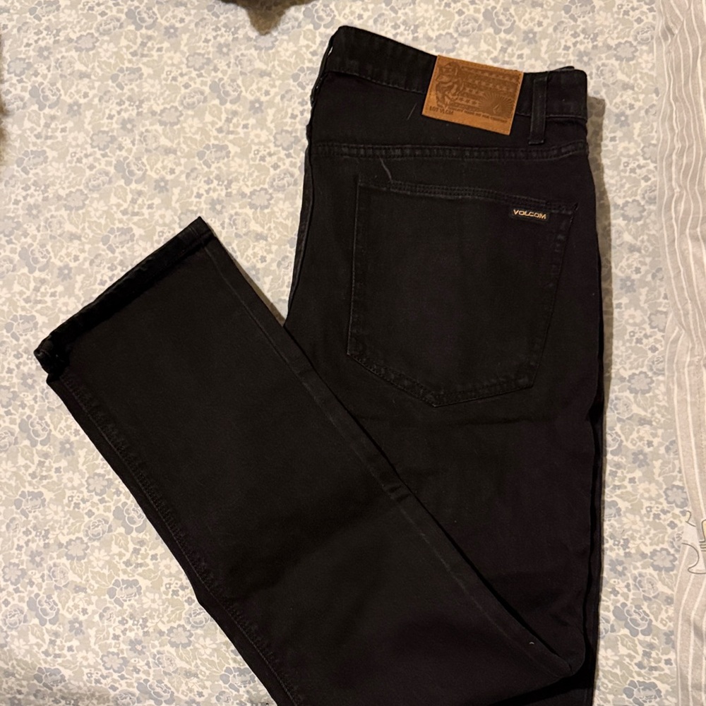 Volcom Men's Black Vorta Jeans